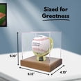 thumbnail image 7 of Display Zone Gold Glove Baseball Display Case Holder – Clear Homerun Cube Keepsake Box for Signed, Autograph, and Game Balls, 7 of 7