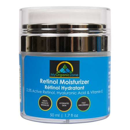 Retinol Cream, Best Face Moisturizer & Skin Hydrator, Anti Aging, Anti Wrinkle Moisturizing Face Lotion, Helps With Dry Skin or Sensitive Skin, Tinted Eye Cream (1.7 fl.oz/50