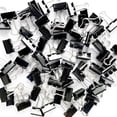 thumbnail image 1 of Dstelin Paquete De 96 Mini Clips Para Carpetas (19 Mm) Abrazaderas De Papel Negras Pequeñas De 3/4 Pulgadas Para Suministros De Oficina, 1 of 1