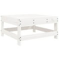 thumbnail image 3 of vidaXL 5 Piece Garden Lounge Set White Solid Wood Pine, 3 of 5