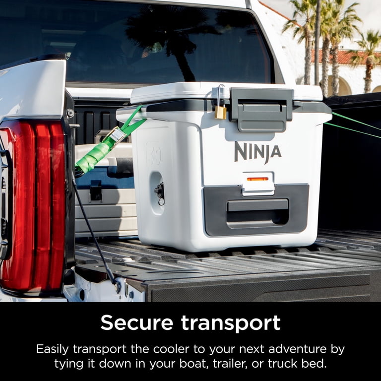 Ninja, Hard Cooler, FB131WH 30 Qt, Cold Dry Zone Keeps Ice for