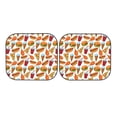 thumbnail image 7 of Goofa Hot Dog Burger Pattern 2 Piece Car Windshield Sun Shade Foldable | Front Windshield Shade for Sun, Heat and UV Rays | Sunshade for Car Front Window-, 7 of 7