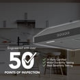 thumbnail image 5 of Broan-NuTone 36" Under Cabinet Rangehood, ENERGY STAR, 350 Max Blower CFM, Black Stainless, 5 of 6