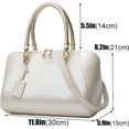 thumbnail image 2 of ShengRui Glossy Women Handbag Patent Leather Large Size Top-Handle Bag Shiny Shoulder Bag Tote Evening Purse Party Satchel, 2 of 2