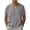 Grey, variant on cfhntfmh Men's Linen T-Shirts V Neck Casual Loose Beach Shirts Summer Lightweight Cotton Short Sleeve Basic Vacation Tops