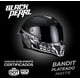 thumbnail image 2 of Casco Integral Black Pearl Bandit Negro Plata Mate Dot Ece Talla XL, 2 of 6