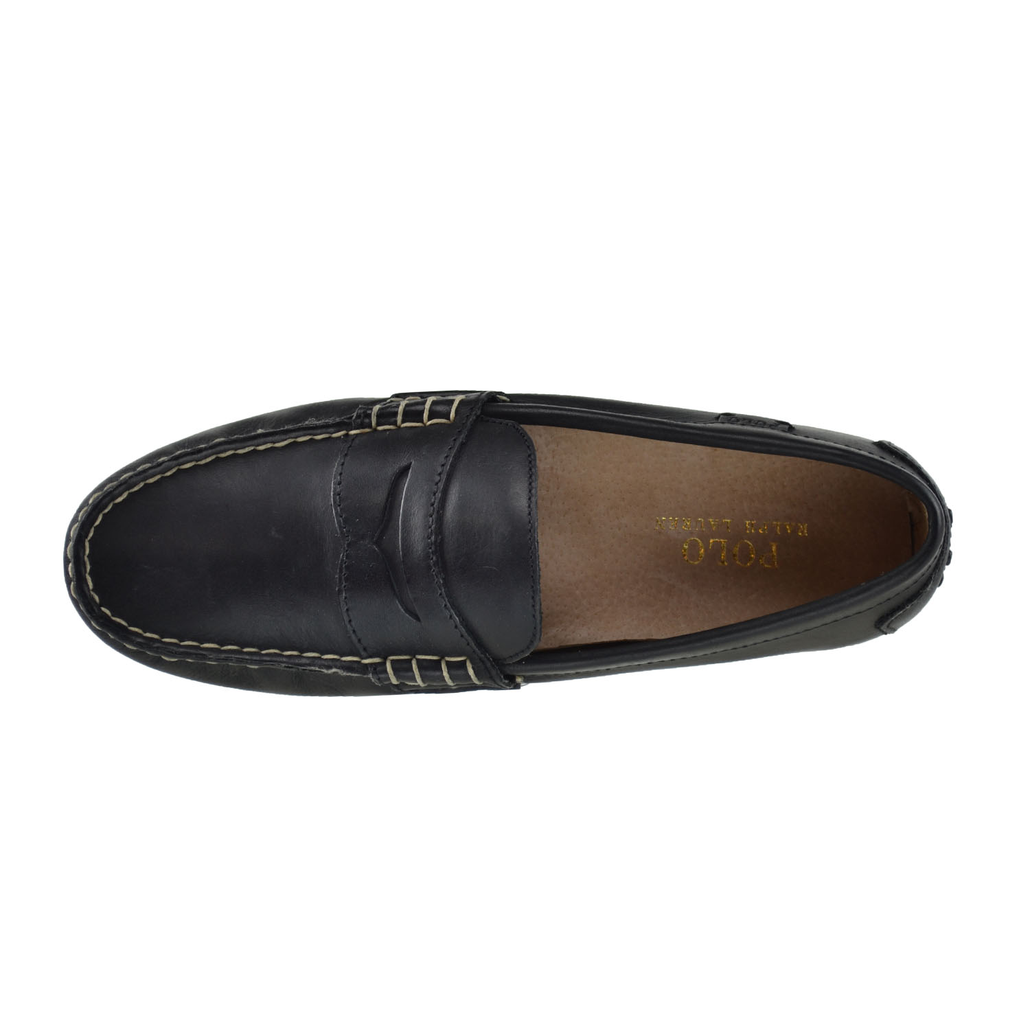 Polo Ralph Lauren Wes Smooth Pull Up Men's Loafers Black 803200174-001 - image 5 of 6