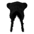 thumbnail image 2 of Tittly Winter Hats Beanie Women's Winter Hat Cute Ear Design Artificial Rabbit Pelt Liner Windproof And Warm Suitable For Autumn And Winter Skull Caps Hats for Women Black One Size, 2 of 8
