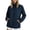 Navy, variant on Womens Windbreaker Jacket Hooded Lightweight Waterproof Long Sleeve for Outdoor Hiking and Travel,Khaki M
