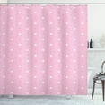 thumbnail image 1 of Ambesonne Pink Polka Dots Shower Curtain, Brushed Round Motif, 69"Wx84"L, Pale Pink White, 1 of 3