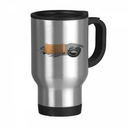 

Craftsmanship Scenes Scholar Stationery Travel Mug Flip Lid Stainless Steel Cup Car Tumbler Thermos