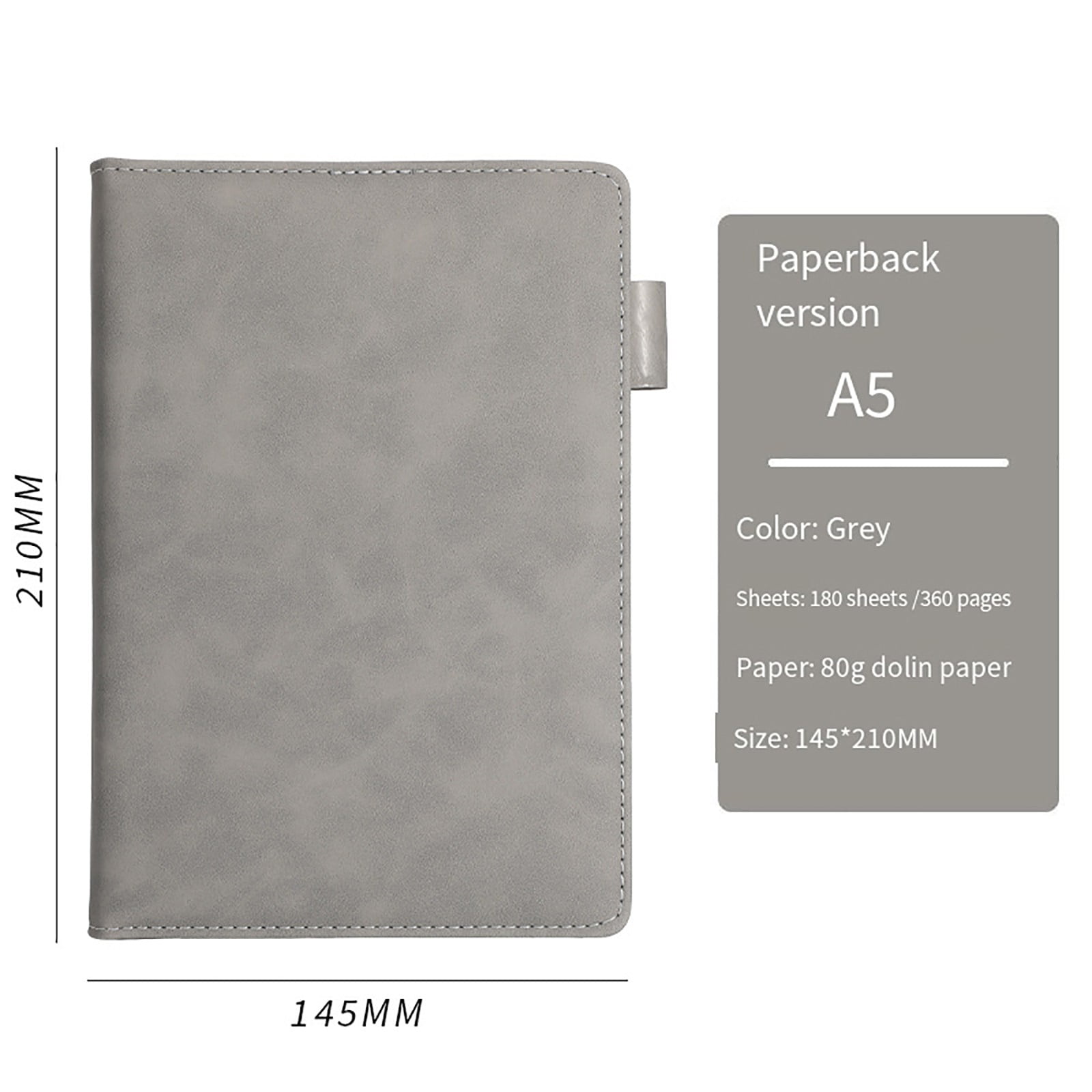 Hot Sell!Sketchbook,Notepad,Blank Journal Notebook A5:200 Or 360 Pages Thick Sketch Book for Women Men Hardcover Leather Unlined Journaling for Work,Study Supplies,Classroom Must Haves