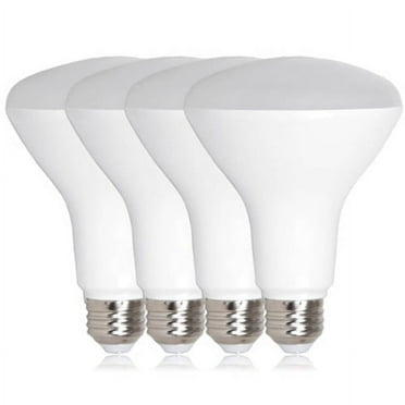 Maxxima LED 75 Watt Equivalent BR30 Indoor Recessed Can Light Bulb - Flicker-Free Dimmable, 11 Watt 4000k Floodlight Neutral White Bulb, 950 Lumens, Energy Star - 4 Pack