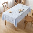 thumbnail image 4 of Small Fresh Cotton Linen Printed Beige Fringed Farmhouse Table Mats, 4 of 8