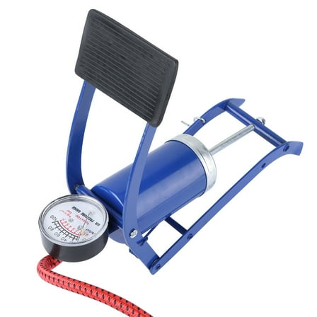 MLINS Bike Pump HighPressure Floor Inflator with Pressure Gauge for Bicycles and More 0.4 L