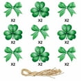 thumbnail image 5 of 1Set (18Pcs) of St. Patrick's Day Hangs, Tree Wood Gnomes Ornament Gnome Wooden Pendant Decoration Leprechaun Cutout For Tree St Day Home Decor Holiday Farmhouse (2Styles+Rope), 5 of 6