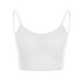 thumbnail image 4 of Juniors Cami Crop Top for Teen Girls Spaghetti Strap Tank Tops Women Summer Basic Camisole Sleeveless Cropped Tops, 4 of 5