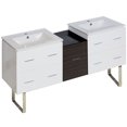 thumbnail image 1 of Imaginations Américaines 61,5 pouces W Vanity Set  Gris, 1 of 1