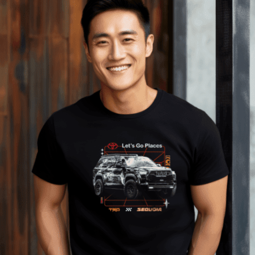Toyota Mens Big and Tall TRD Sequoia Off Road Tshirt