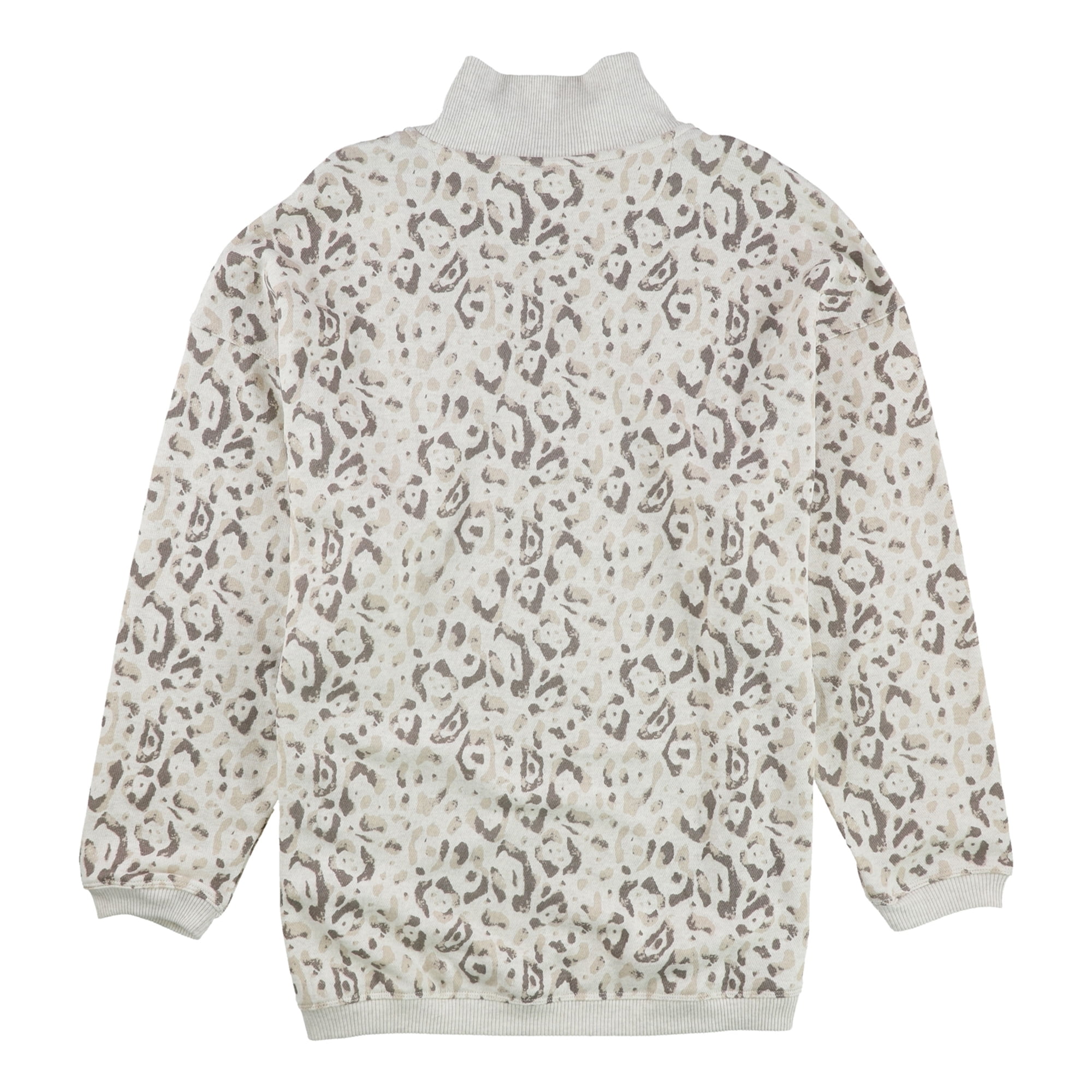 American Eagle Womens Leopard Sweatshirt Beige Small Walmart