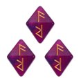 thumbnail image 3 of 3 Pcs dés Polyédriques Rune dés en Acrylique Constellation dés de Jeu Rétro Jouet à Main, 3 of 9