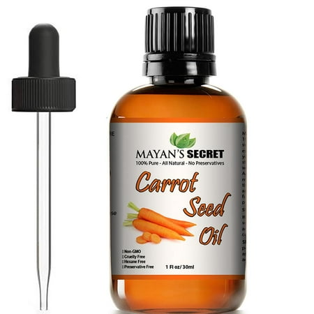 - Carrot Seed Oil 100% Pure Unrefined Cold Pressed Regenerate Skin tissue