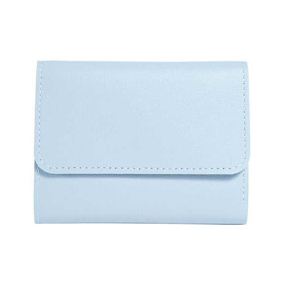 Kcolen Slim Tri-Fold Purse for Women Multifunctional Minimalist Card Wallet with Secure Zipper Compartment