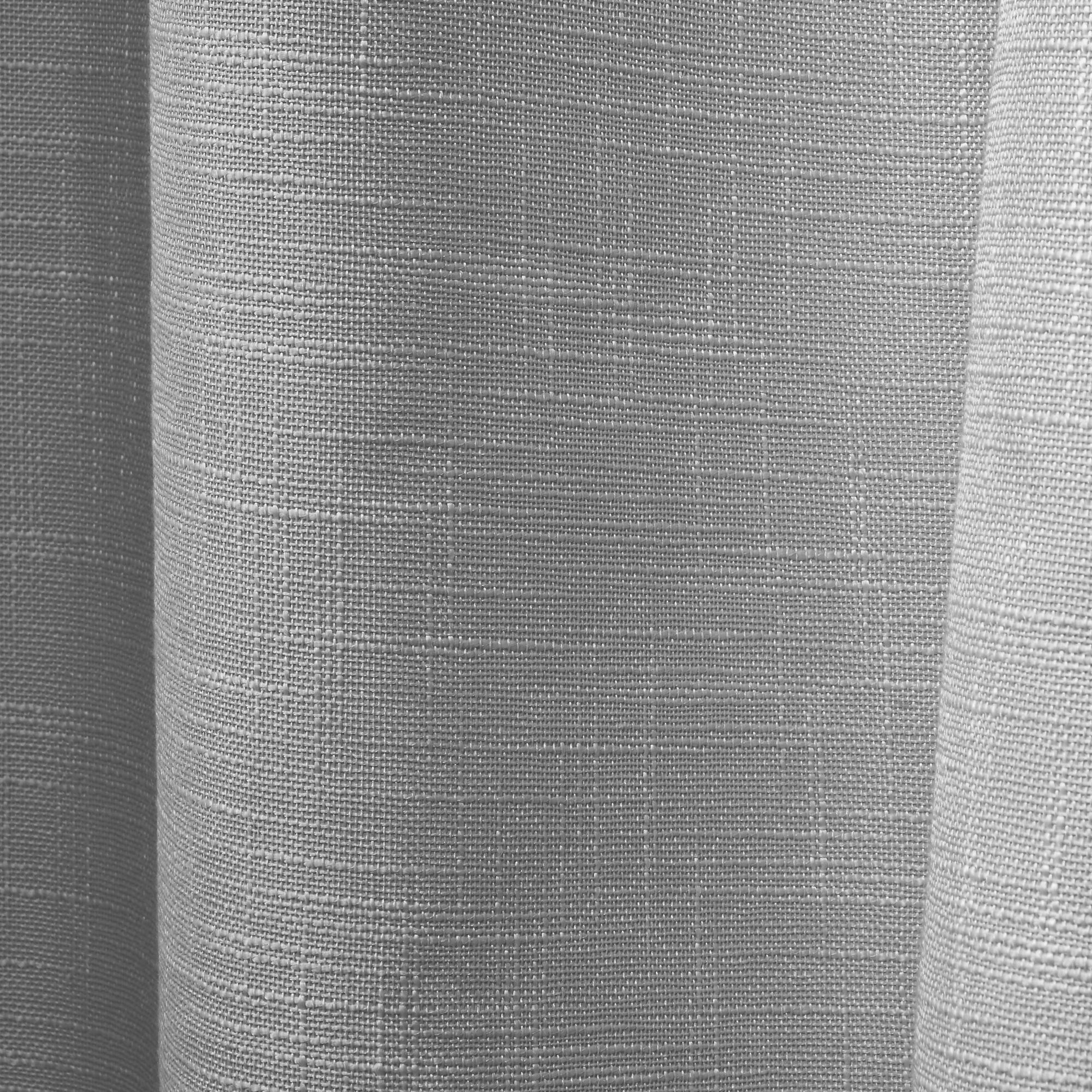 Exclusive Home Bensen 100% Blackout Grommet Top Curtain Panel Pair, 52"x96", Grey, Set of 2