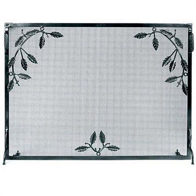 Minuteman G-3830 Écran Pare-Feu Weston avec Motif de Feuilles - Graphite Enduit de Poudre