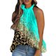 thumbnail image 1 of Gibobby Camisetas sin mangas para mujer, holgadas, plisadas, de verano, sin mangas, con dobladillo curvo S 2XL(Verde de menta,G), 1 of 5