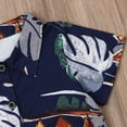 thumbnail image 4 of Kiapeise Baby Boys Clothes Hawaii Print Shirt + Solid Color Short Pants, 4 of 5