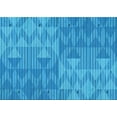 thumbnail image 1 of Ahgly Company Indoor Rectangle Patterned Blue Dress Blue Area Rugs, 8' x 12', 1 of 6