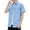 Sky Blue, variant on Gubotare Shirts For Men Mens Hipster Gold Rose Printed Slim Fit Long Sleeve Dress Shirts/Prom Performing Shirts,Gray L