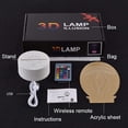 thumbnail image 5 of Camel 3D Night Light,3D Illusion Lamp 16 Color Change Decor Lamp with Remote Control for Living Bed Room Bar Gift Toys - Gifts for Kids and Room Decor, 5 of 5