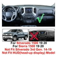 thumbnail image 2 of Dashboard Cover for Chevrolet Silverado 1500 19-20, 2 of 8