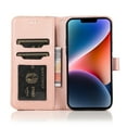 thumbnail image 6 of SaniMore for iPhone 14 Plus 6.7" Magnetic Glitter Love Flip Wallet Case with Card Slot & Kickstand, Premium PU Leather Case with Wrist Strap Shockproof Protective Case for Women Ladies Girls, Rosegold, 6 of 7