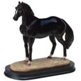 thumbnail image 1 of George S. Chen Imports SS-G-11405 Colección de caballos Figura de caballo negro Decoración coleccionable, 1 of 2