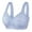 Blue, variant on Utoimkio Wireless Bras for Women Front Closure Push Up Bras for Women No Underwire Comfort Breathable Everyday Bras