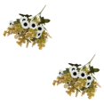 thumbnail image 4 of Transemion 1/2/3/5 Realistic Appearance Artificial Flower Low Maintenance For Life Elegant Milano chrysanthemu1 2PCS, 4 of 6