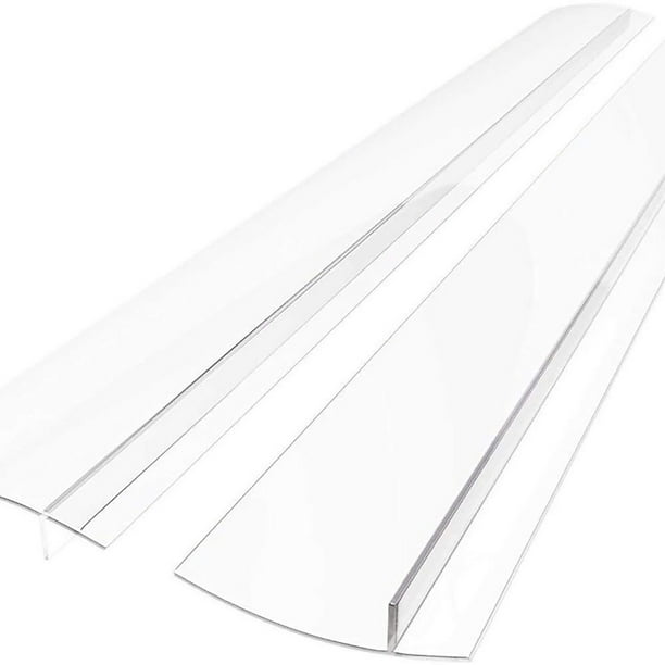 Fiudx Cubierta de Costura Lateral de 21 Pulgadas, Protector de Estufa Resistente Al Calor, Diseño de Corte Fácil para Un Ajuste Personalizado, Seguro para Huecos de Estufa y Encimera, Fácil de Limpia