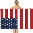 thumbnail image 4 of Independence Day,Beach Towel,Microfiber Beach Towel,Luxurious Printed Beach Towel With Cool - Oversized Towel For Pool Beach - Lightweight Towel For Swimming Camping,Yoga,Travel - Flag, 4 of 8