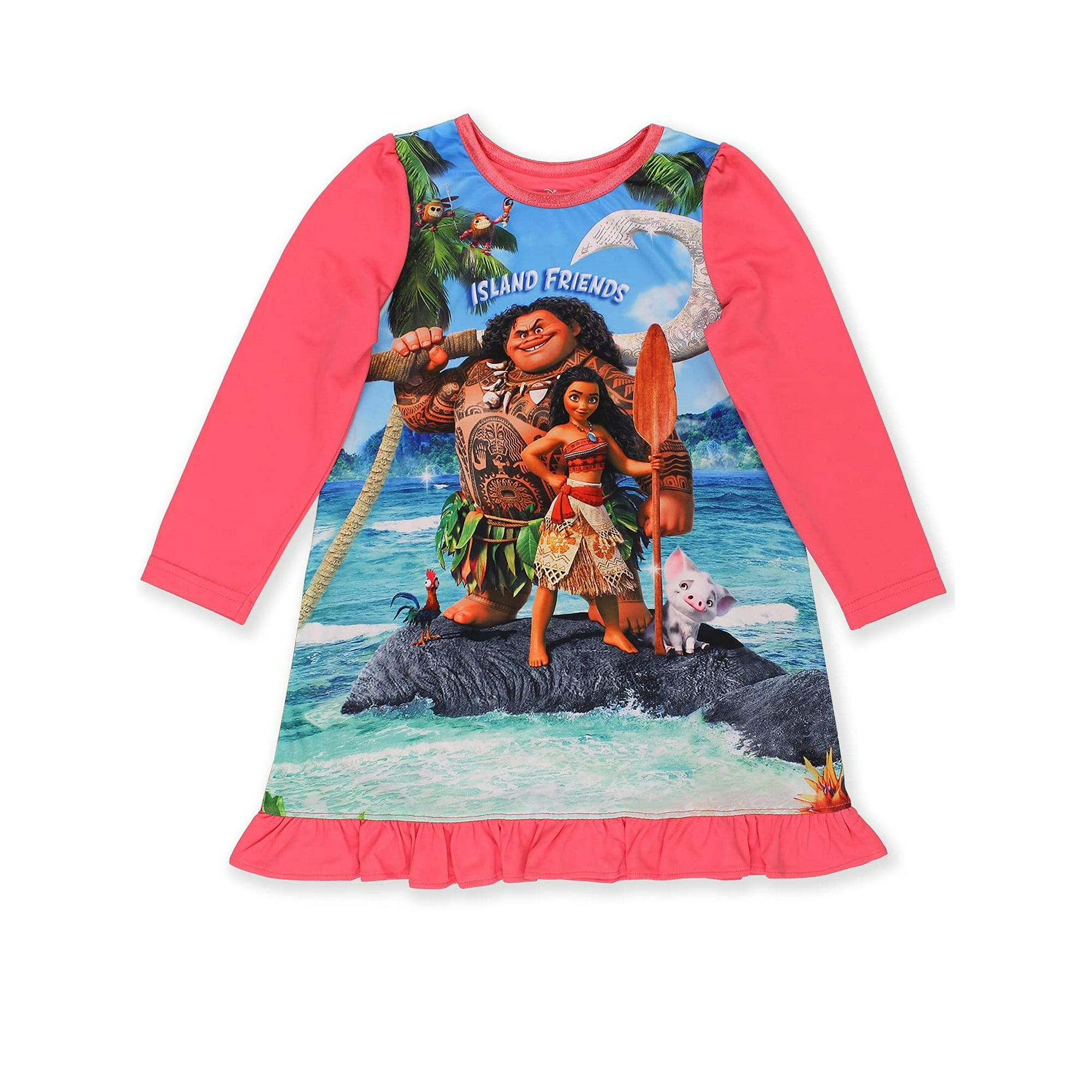 Moana pajamas 3t hotsell