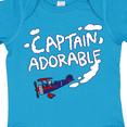 thumbnail image 4 of Inktastic Plane Captain Adorable Boys Baby Bodysuit, 4 of 5