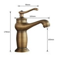 thumbnail image 2 of Bathroom Basin Hot And Cold Faucet Antique Brass Mixer Solid Copper Luxury Europe Style Tap Taps ,Effortless Installation, 2 of 8