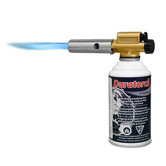 Tête de luxe Duracool® DuraTorch™, tête de torche à allumage automatique et à bouton-poussoir.