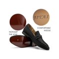thumbnail image 4 of Men Luxury Wedding Dress Shoes Fashion Loafers Tuxedo Smoking Party Shoes Size 9, 4 of 4