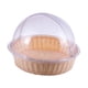 thumbnail image 1 of Cubierta de pastel transparente de PVC, tapa de pastel, fácil de limpiar, decoración, cubierta de cúpula de comida redonda para con cesta, 1 of 9