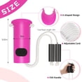 thumbnail image 3 of KEKOY Sock Aid Device for Seniors, Sock Aid with Foam Handles, Sock Helper Easy on Easy off, Sock Aid Pull on, Rose Red, 3 of 7