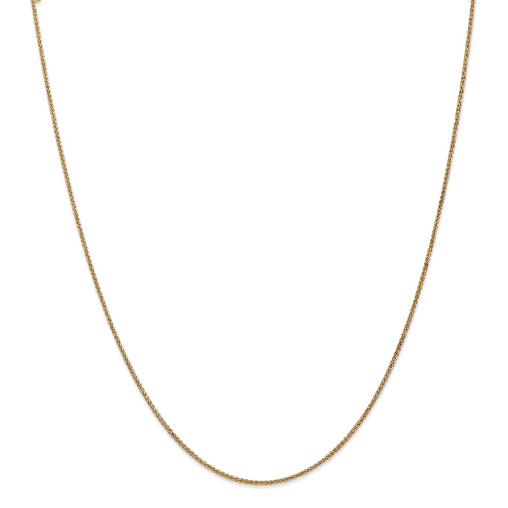 14k Yellow Gold Solid 1.2mm Spiga 