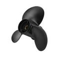 thumbnail image 2 of Boat Motor Propeller, Outboard Motor Propeller 10 Splines Teeth Low Resistance Positive Negative Rake  Replacement For  8-20HP For High Speed Applications, 2 of 8